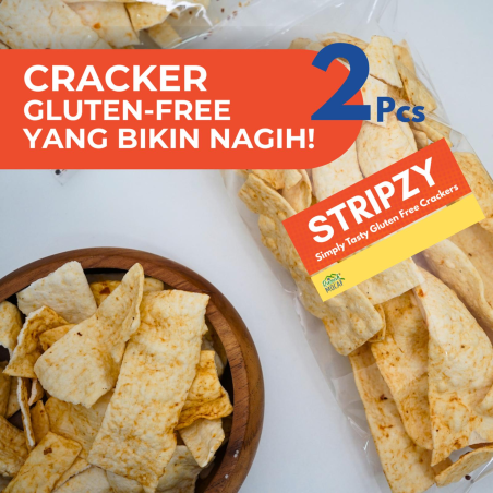 Stripzy Cracker Gluten-Free – Healthy, Crunchy, & Savory Cassava Snacks for a Healthy Lifestyle