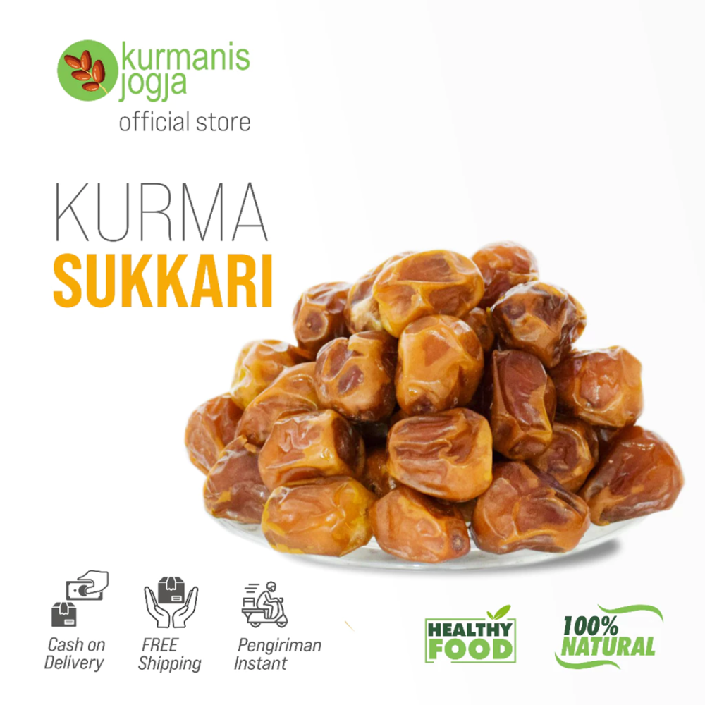 Premium Sukkari Dates (Sukari Al Qassim) – "The King of Dates" (Ruthob/Moist) - 1kg