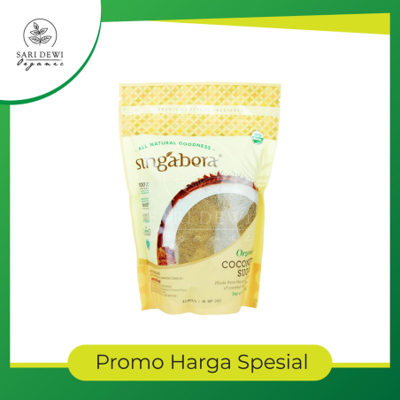 SINGABERA ORGANIC COCONUT SUGAR POUCH 454 GR