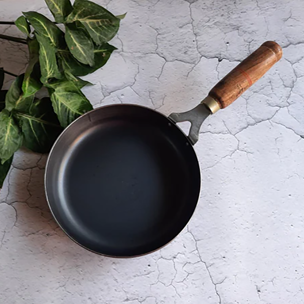 Iron Fry Pan | Traditional Iron Skillet for Healthy Cooking