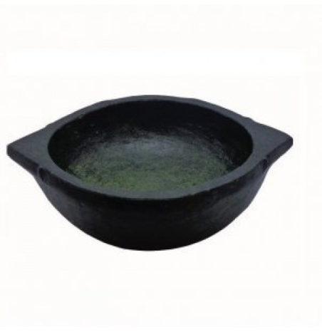 Soapstone Cookware - Kadai (Vanali) ~ Seasoned