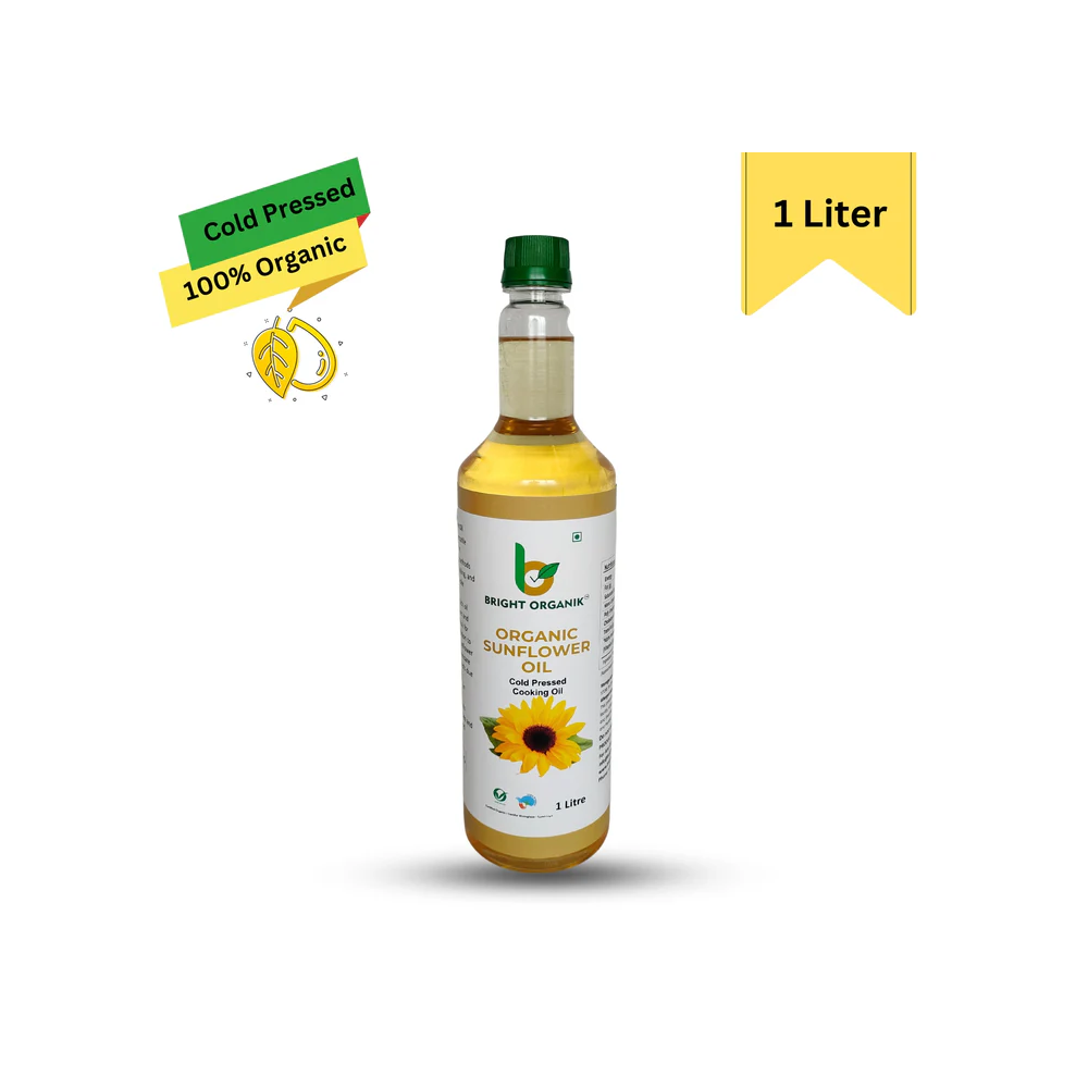 Organic Sunflower Oil (Cold Pressed) - 1 Liter