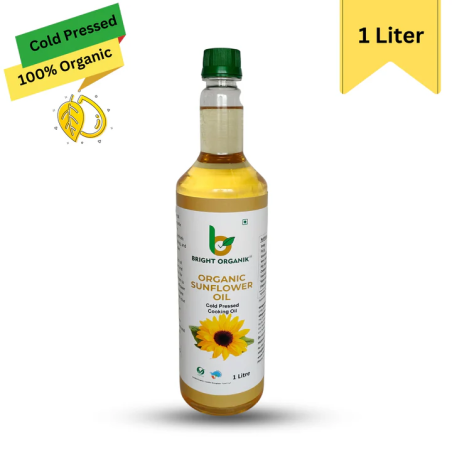 Organic Sunflower Oil (Cold Pressed) - 1 Liter