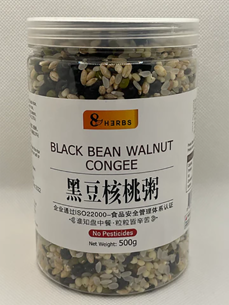 Black Bean Walnut Congee