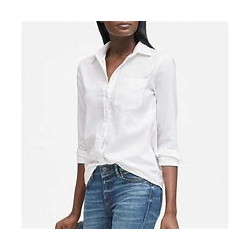 White Button-Down Shirt