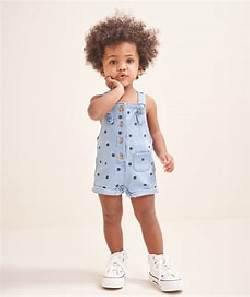 Salopette bébé en denim