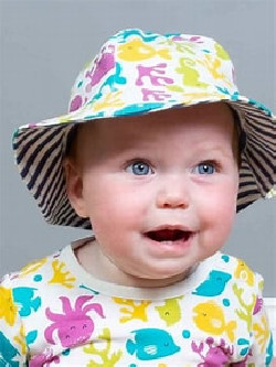 Chapeau bébé en coton