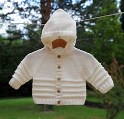 Gilet bébé en laine mérinos
