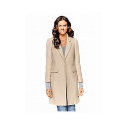 Manteau en laine beige