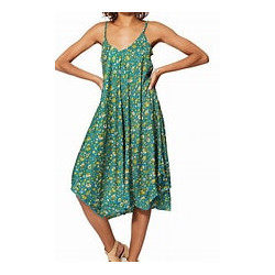 Robe fluide à fleurs
