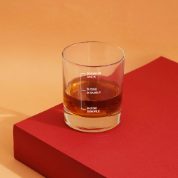 Verre à whisky personnalisé - La dose de...