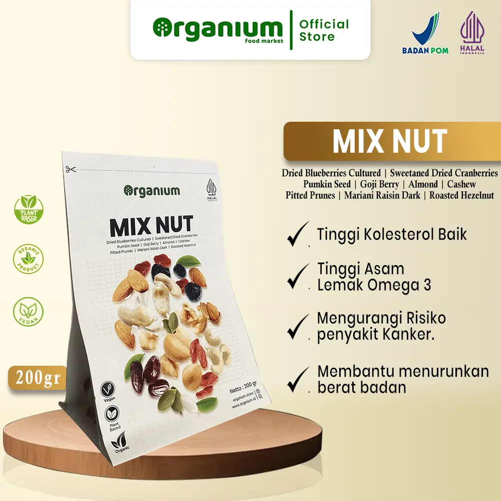 Organium Snack Mix Nut 200g
