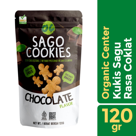 Organic Center – Sago Cookies Chocolate 120g – Sago Cookies – Dry Cookies / Biscuits