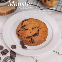 Mediterranea Store 72% Dark Chocolate Soft Cookies