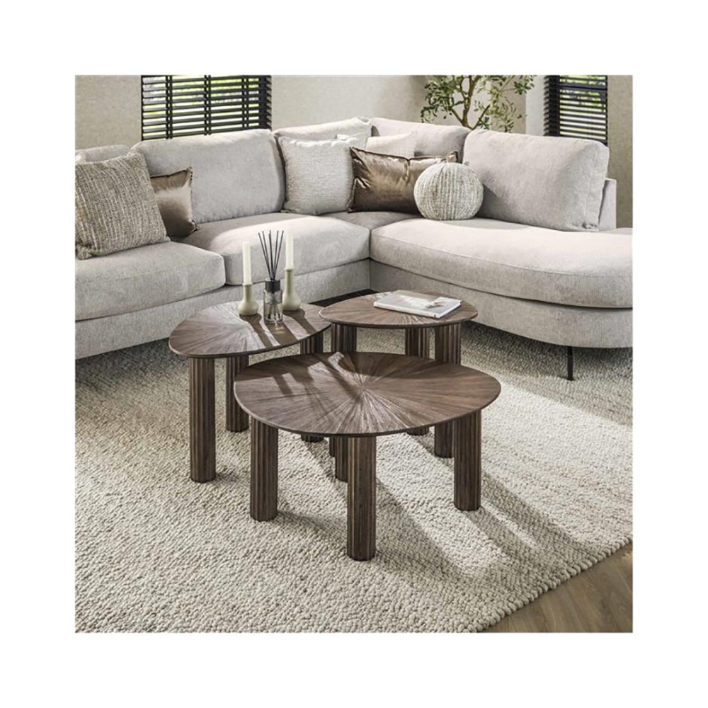 Triangle Wood Coffee Table