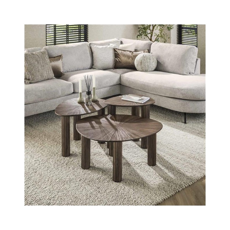 Triangle Wood Coffee Table