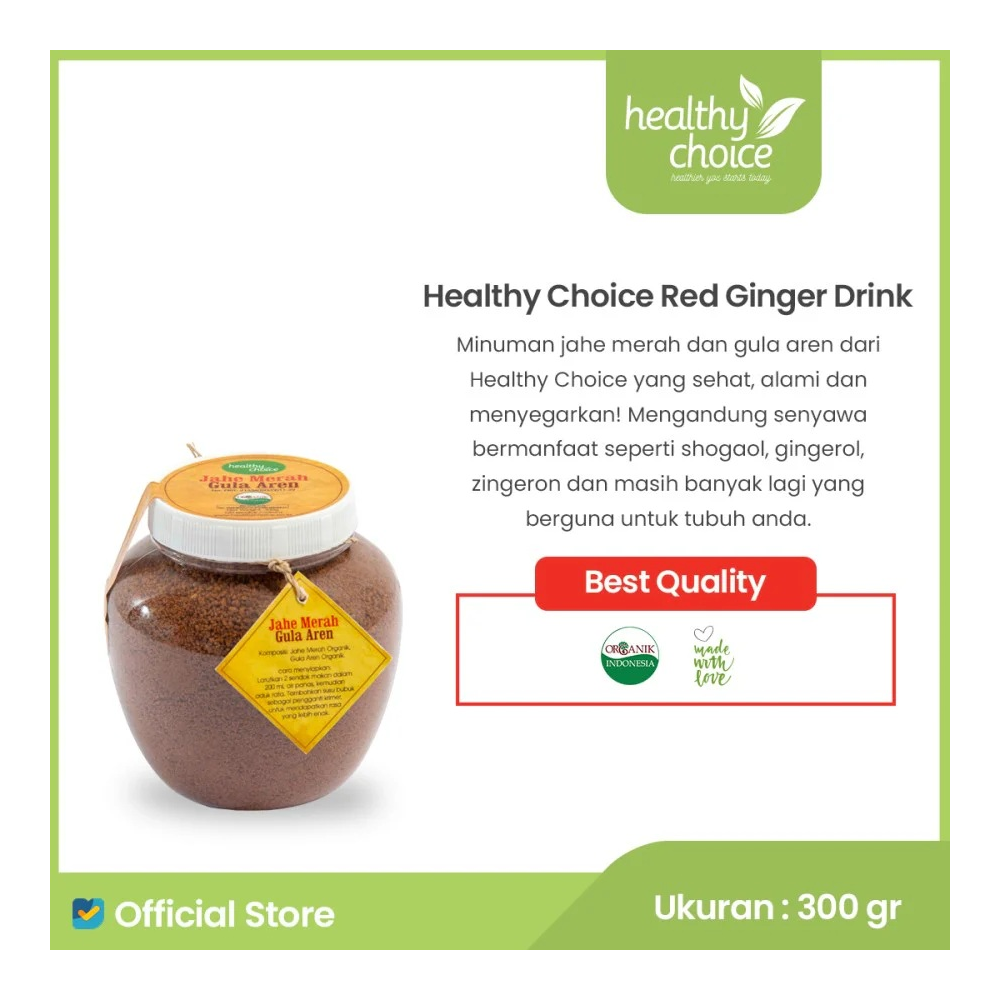 Healthy Choice Red Ginger Drink 300gr
