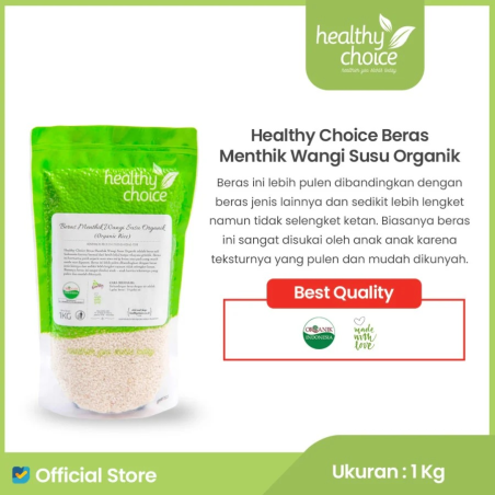 Healthy Choice Organic Milk-Scented Mentik Rice 1kg