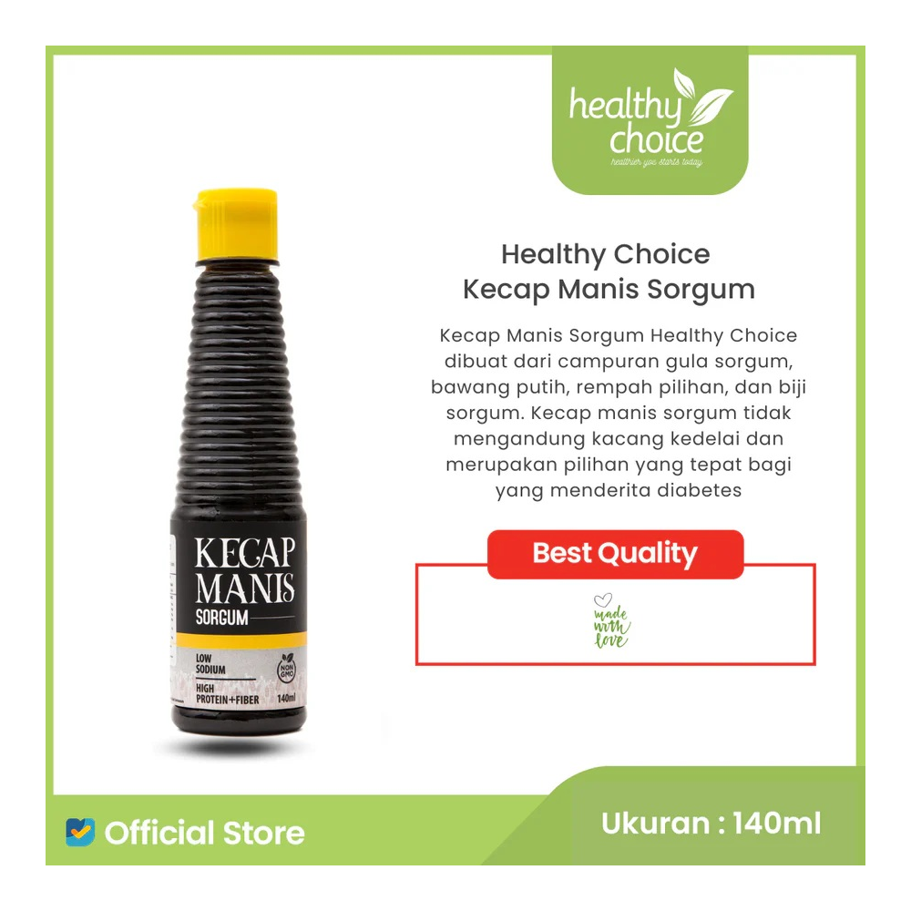 Healthy Choice Sorghum Sweet Soy Sauce 140ml