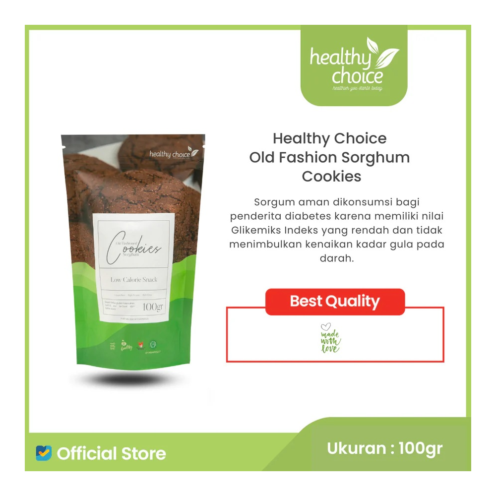 Healthy Choice Old Fashioned Sorghum Cookies 100gr