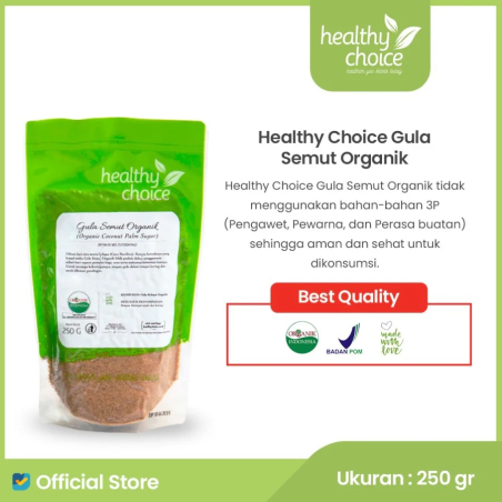 Healthy Choice Organic Palm Sugar 250gr
