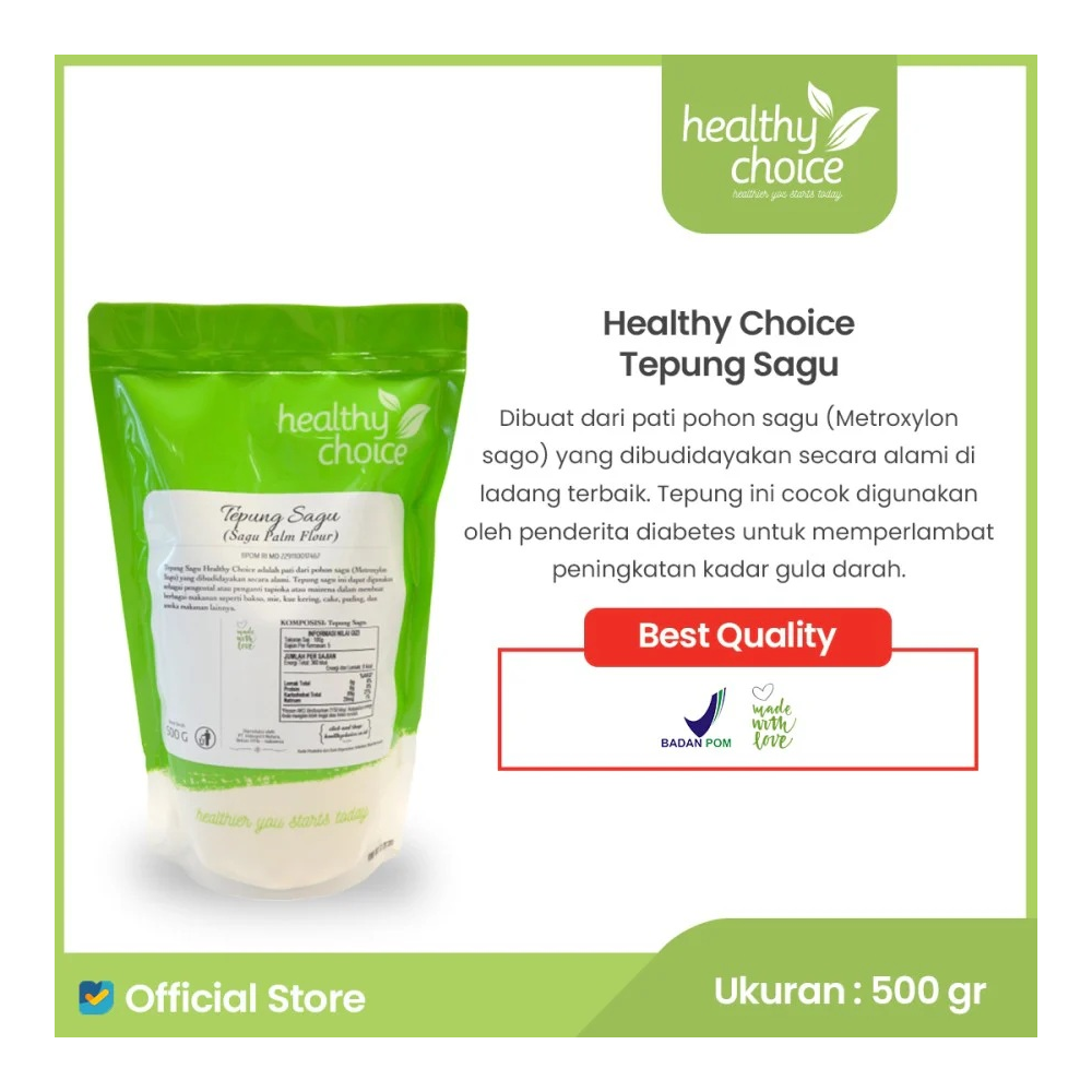 Healthy Choice Sago Flour 500gr