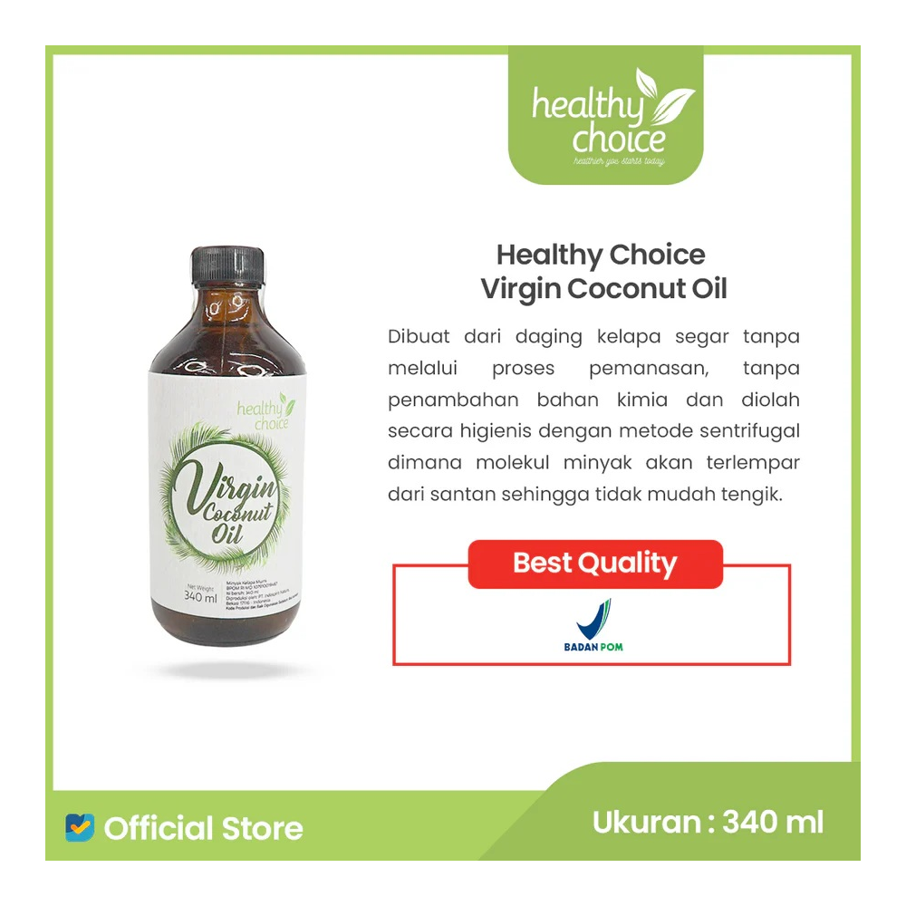 Healthy Choice Virgin Coconut Oil 340ml