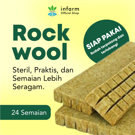INFARM - Premium Rockwool Growing Medium for Seedlings