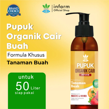 INFARM - Liquid Organic Fertilizer for Fruit / Flowering Plants (100mL)